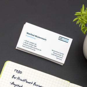 Visitenkarten Im Corporate Design Printplanet Business Solution