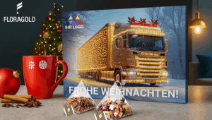 Werbe-Adventskalender mit Logo